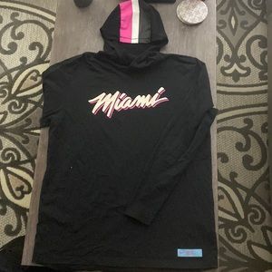 Nike Hooded Tee - Miami Heat Vice size Large